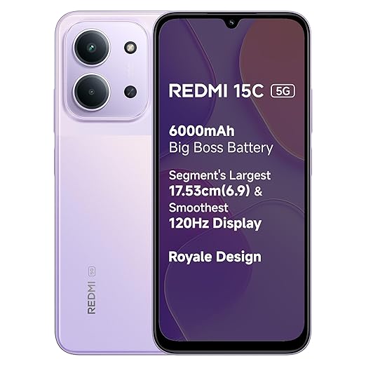 redmi 15c (5g) | dusk purple