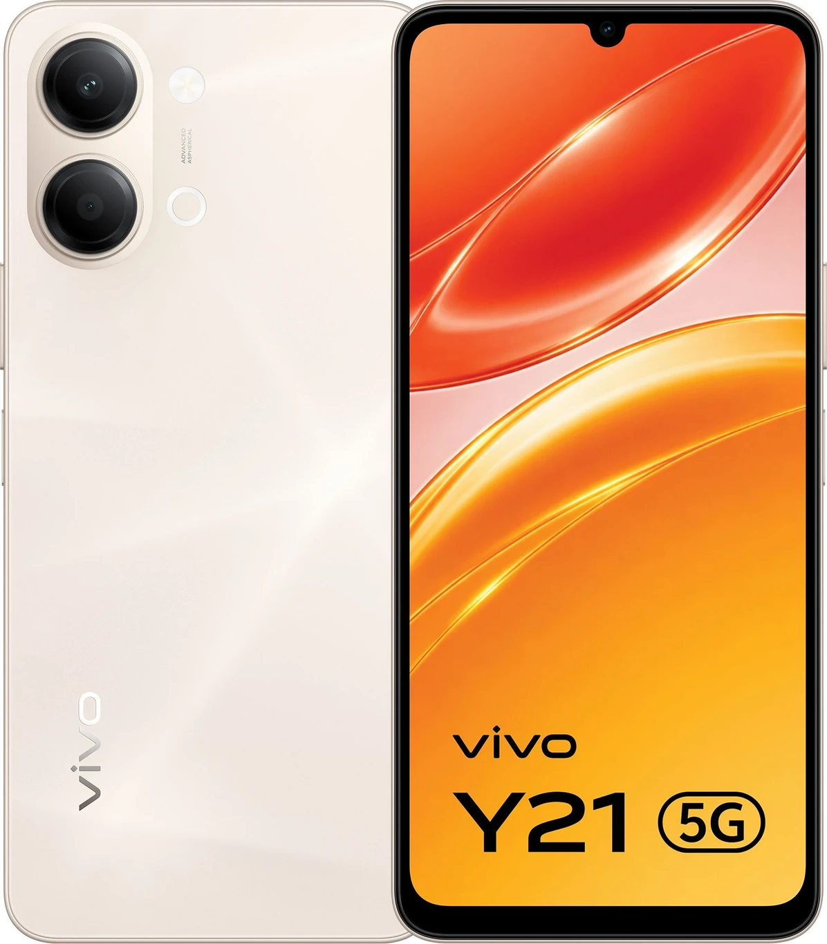 vivo y21 5g (straw gold)
