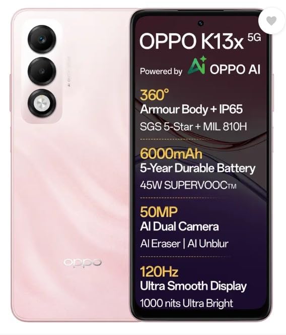 OPPO K13x (5G) | SUNSET PEACH