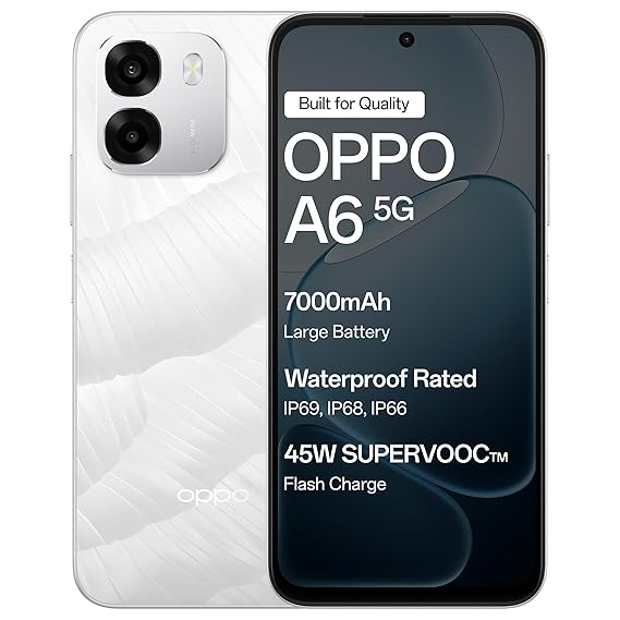 OPPO A6 (5G) | ICE WHITE