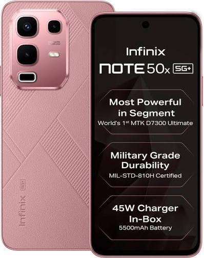 INFINIX NOTE 50X (5G) | SUNSET SPICE PINK