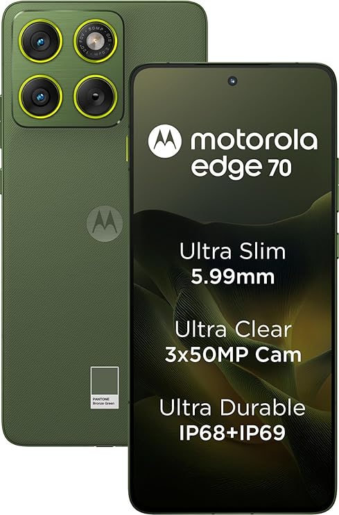 MOTOROLA EDGE 70 (5G) | PANTONE BRONZE GREEN