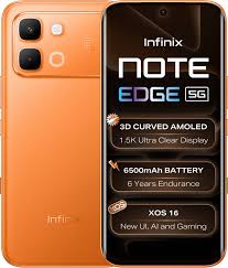 infinix note edge (5g) | solar orange