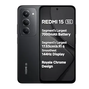 REDMI 15 (5G) | MIDNIGHT BLACK